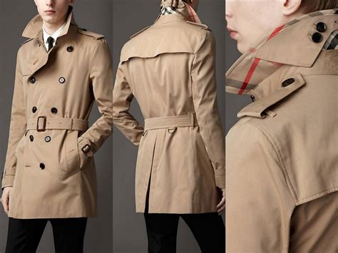 giacca impermeabile uomo burberry corta|Impermeabili di Burberry da uomo .